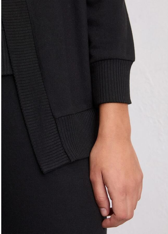 Marc O'Polo Cardigan Soft Knit Lange mouw zonder sluiting fijne breisel - Foto 2