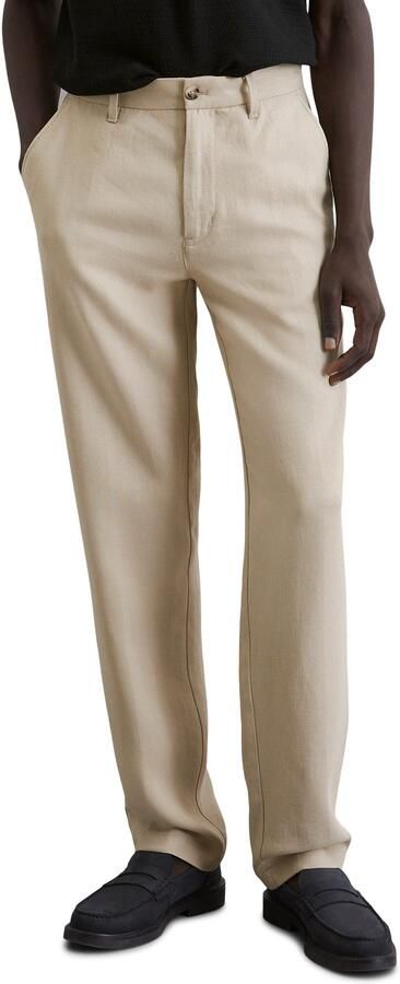 Marc O'Polo Regular fit broek van een mix van linnen en viscose model 'BUNKRIS' - Foto 4