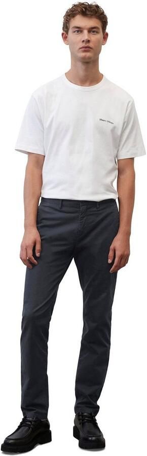 Marc O'Polo Slim fit chino van katoen model 'MALMÖ' - Foto 4