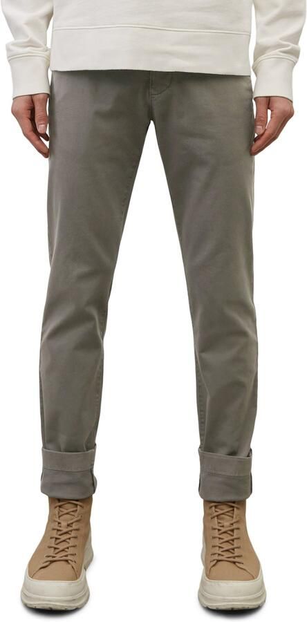 Marc O'Polo Tapered Leg Regular Fit Casual Broek Gray Heren - Foto 4