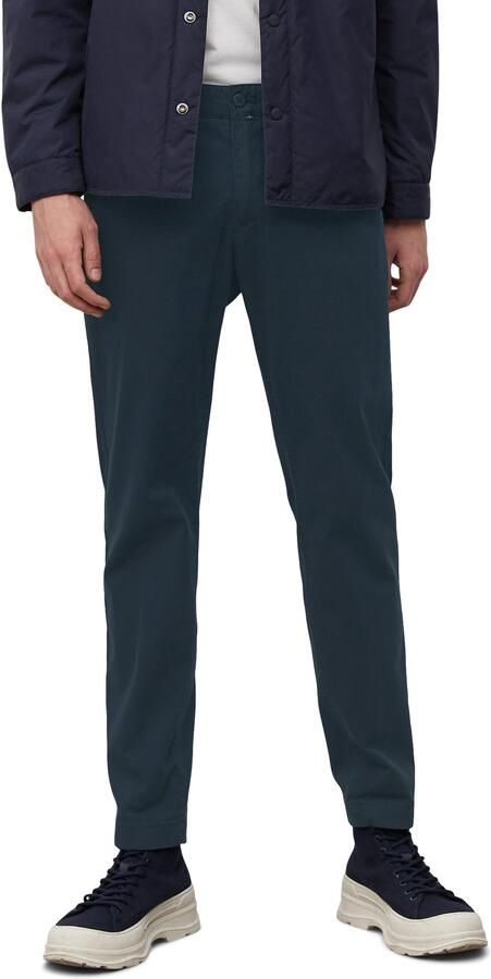Marc O'Polo Tapered Leg Broeken & Shorts Blue Heren - Foto 4