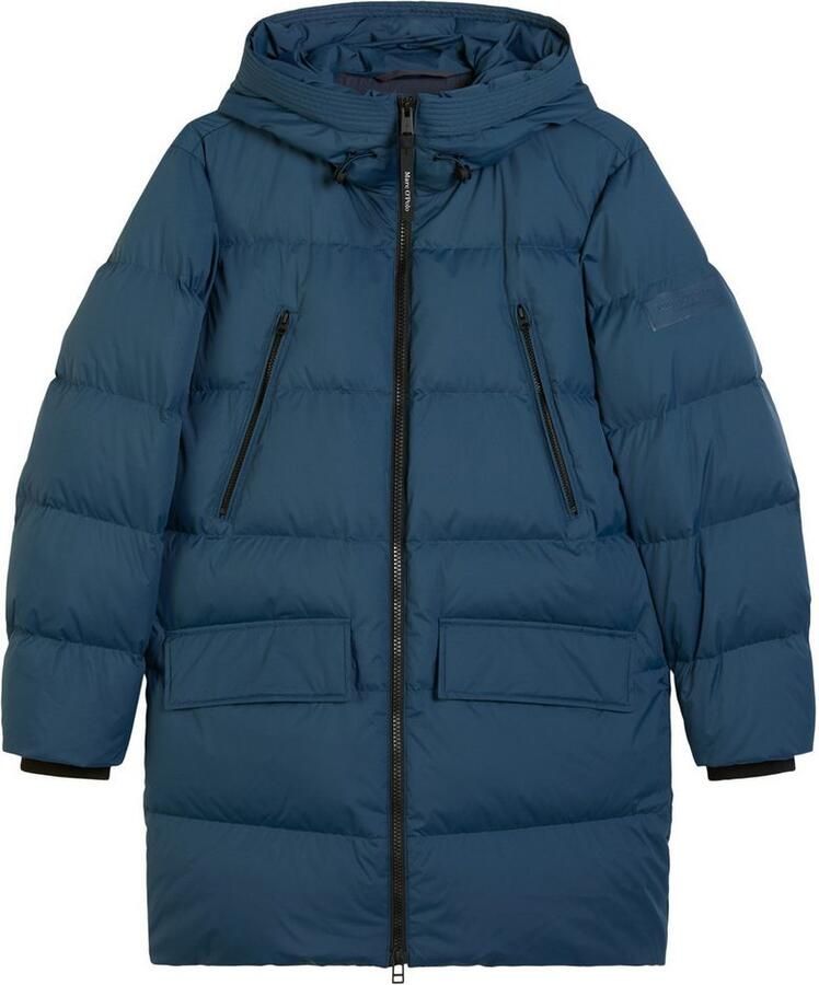 Marc O'Polo Donsjack Pufferjas regular fit ingezette elastische mouwsluitingen