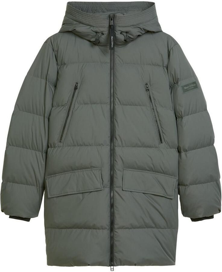 Marc O'Polo Donsjack Pufferjas regular fit ingezette elastische mouwsluitingen