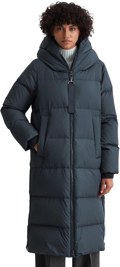 Marc O'Polo Donsjas op de zoom met zijdelingse ritssluiting-splitten - Foto 5