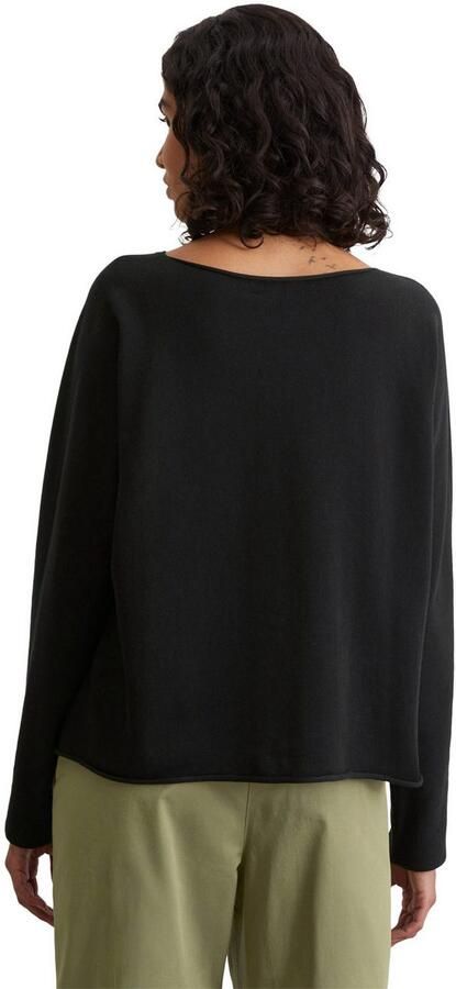 Marc O'Polo Gebreide trui oversized gerolde randen licht - Foto 3