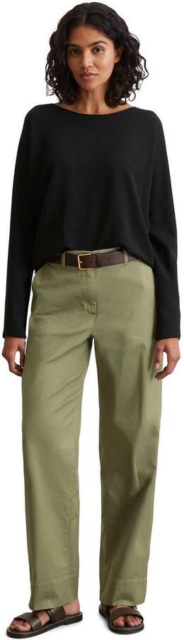 Marc O'Polo Gebreide trui oversized gerolde randen licht - Foto 4