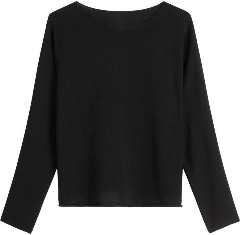 Marc O'Polo Gebreide trui oversized gerolde randen licht