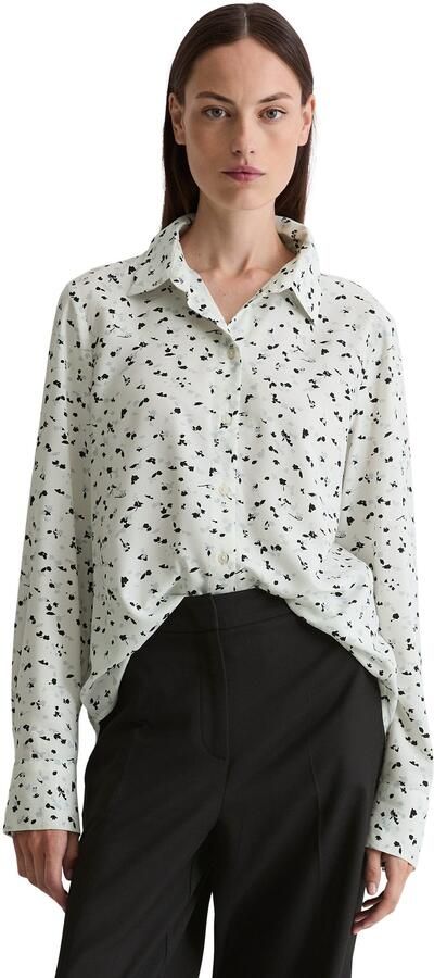 Marc O'Polo Gedessineerde blouse Kentkraag regular fit - Foto 5