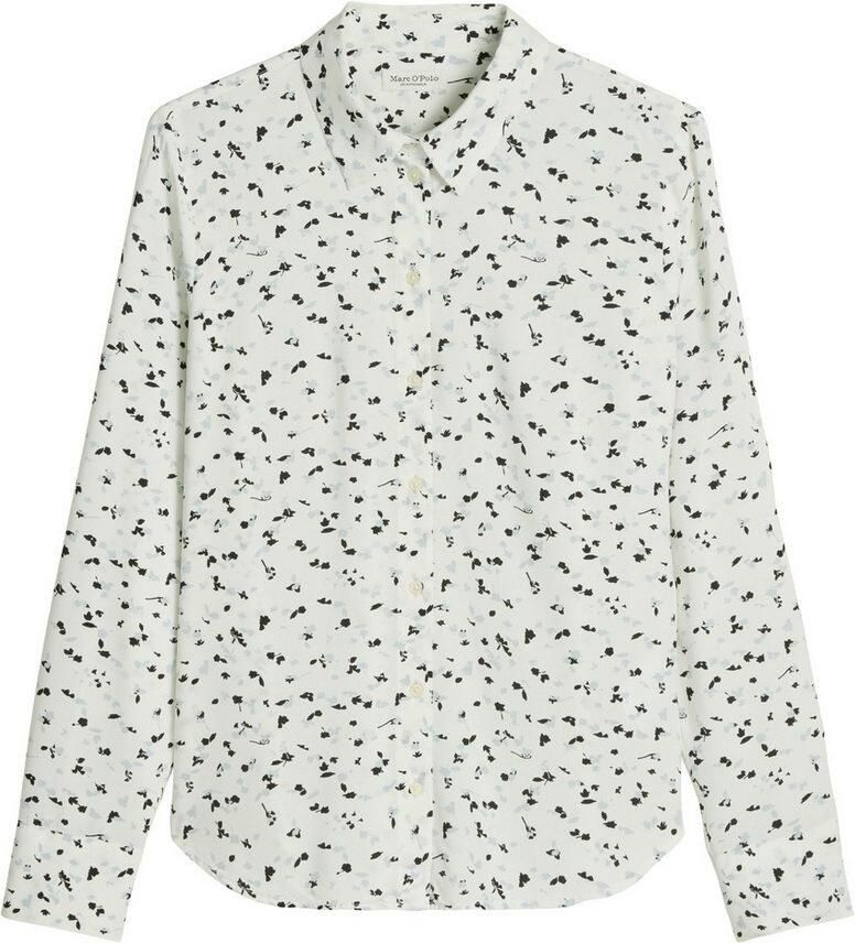 Marc O'Polo Gedessineerde blouse Kentkraag regular fit