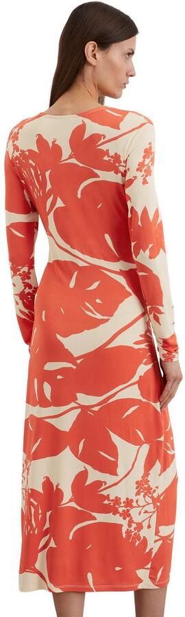 Marc O'Polo Gedessineerde jurk in wikkel-look - Foto 3