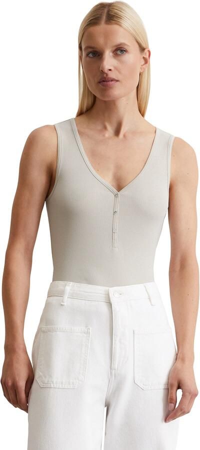 Marc O'Polo Slim fit tanktop van katoenmix - Foto 4