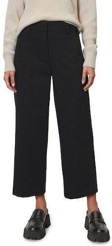 Marc O'Polo Wijde broek in interlock jersey Black Dames - Foto 4