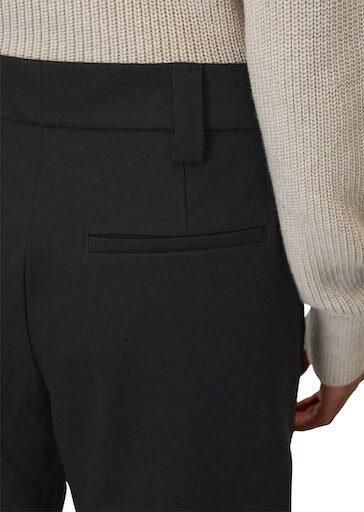 Marc O'Polo Wijde broek in interlock jersey Black Dames - Foto 2