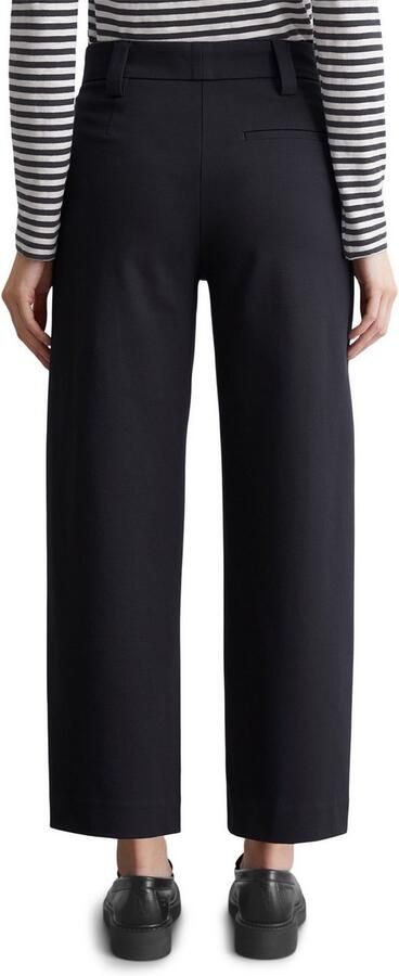 Marc O'Polo Jerseybroek Licht verkorte vorm wijde pijp - Foto 4