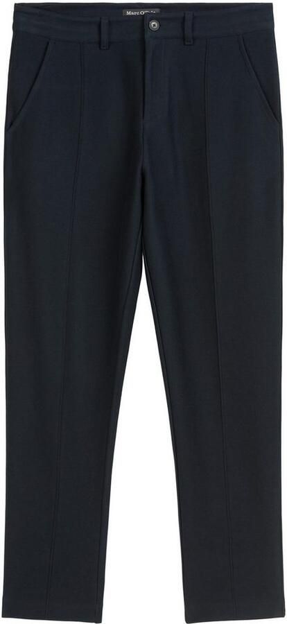 Marc O'Polo Jerseybroek vaste persplooi aan de voorkant interne tunnel met trekkoord - Foto 2