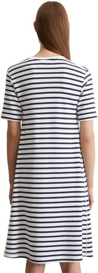 Marc O'Polo Jerseyjurk gestreept met structuur zonder sluiting - Foto 3