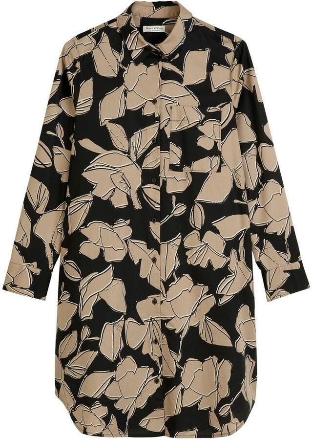 Marc O'Polo Jurk met overhemdkraag heeft een betoverende vrouwelijke all-over print - Foto 2