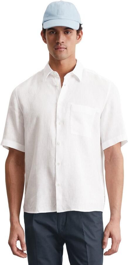 Marc O'Polo Regular fit vrijetijdsoverhemd van puur linnen - Foto 6