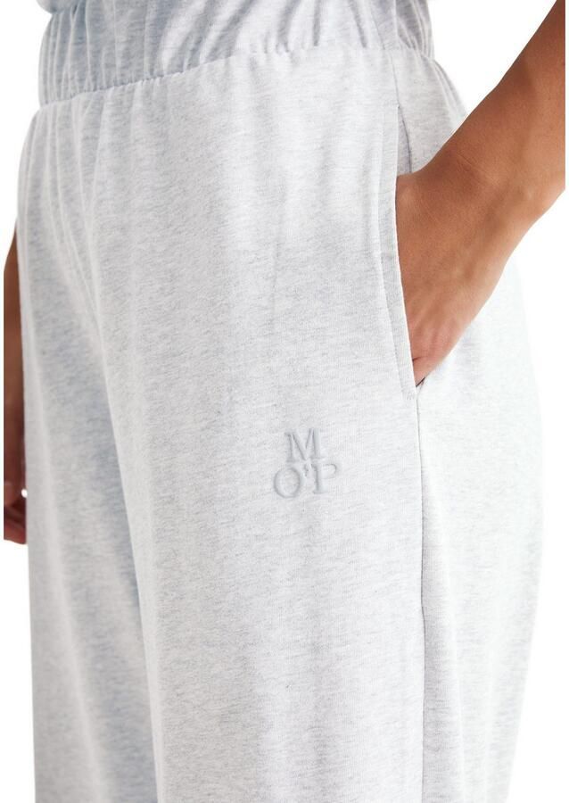 Marc O'Polo Loungebroek Heavy Jersey-Woven praktische insteekzakken opgestikte achterzak