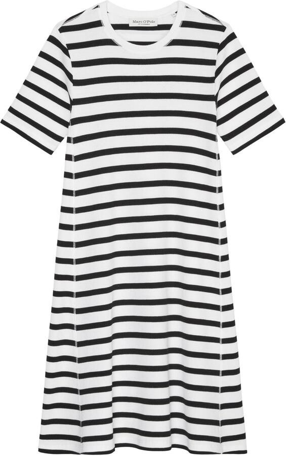 Marc O'Polo Maxi-jurk Gestreepte wafel-jersey-jurk