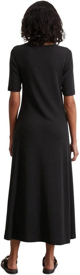 Marc O'Polo Maxi-jurk in fijne rib-kwaliteit eenvoudig tijdloos rok in a-lijn - Foto 4