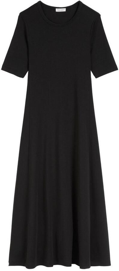 Marc O'Polo Maxi-jurk in fijne rib-kwaliteit eenvoudig tijdloos rok in a-lijn - Foto 2