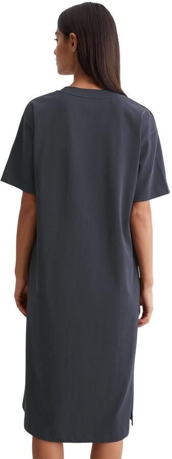 Marc O'Polo Nachthemd Heavy Jersey-Woven met hoge zijnaad-splitten - Foto 3