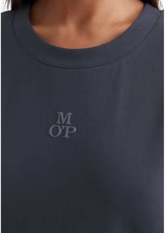 Marc O'Polo Nachthemd Heavy Jersey-Woven met hoge zijnaad-splitten