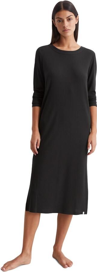 Marc O'Polo Nachthemd Minimal Hybrid met hoge zijnaad-splitten - Foto 5