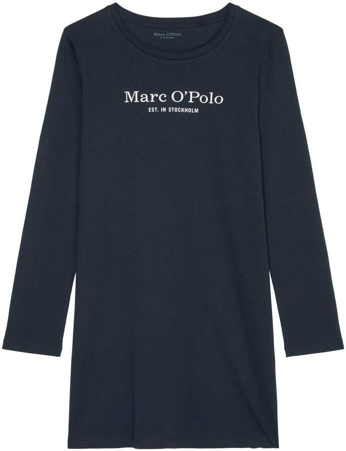 Marc O'Polo Nachthemd Mix & Match Cotton met klein logo-motief op de borst