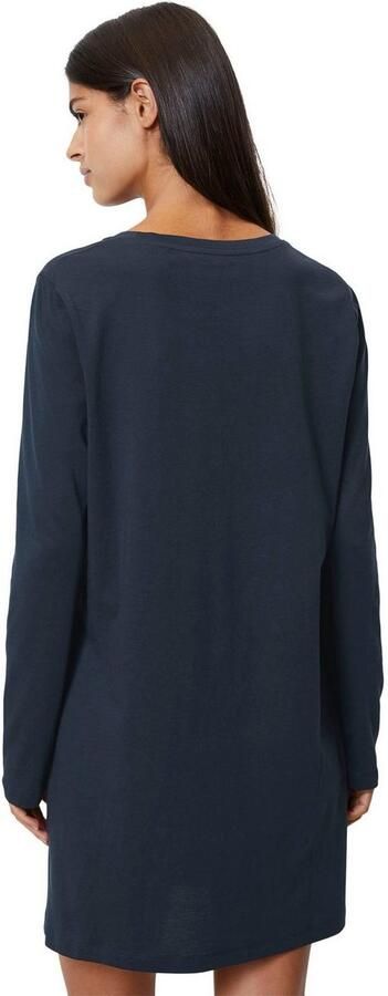 Marc O'Polo Nachthemd Mix & Match Cotton met klein logo-motief op de borst - Foto 3