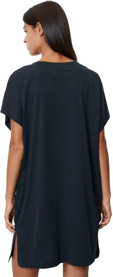 Marc O'Polo Nachthemd Mix & Match Cotton-Woven met overhangende schouders en merklogo op de borst - Foto 4