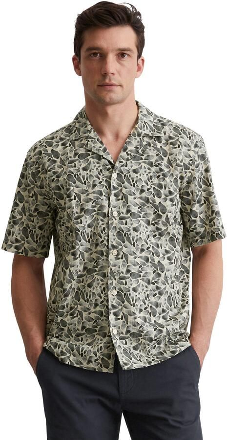 Marc O'Polo Regular fit vrijetijdsoverhemd van een mix van linnen en katoen - Foto 4