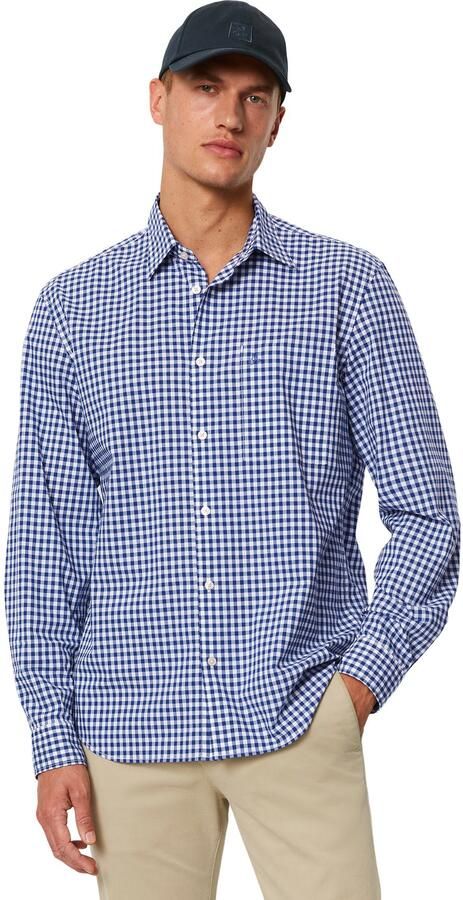 Marc O'Polo Regular fit vrijetijdsoverhemd van puur biologisch katoen met ruitmotief - Foto 8