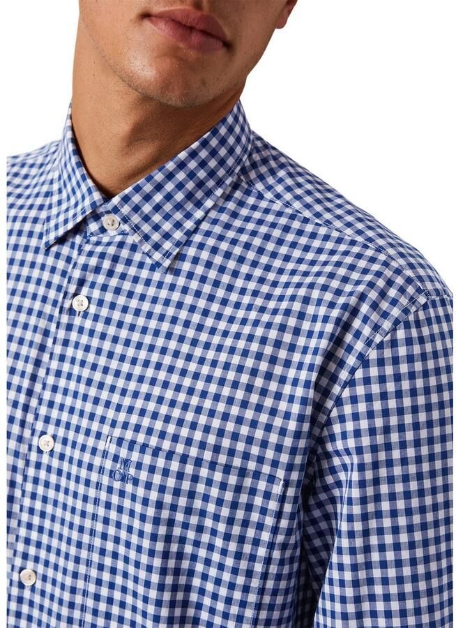 Marc O'Polo Regular fit vrijetijdsoverhemd van puur biologisch katoen met ruitmotief - Foto 6