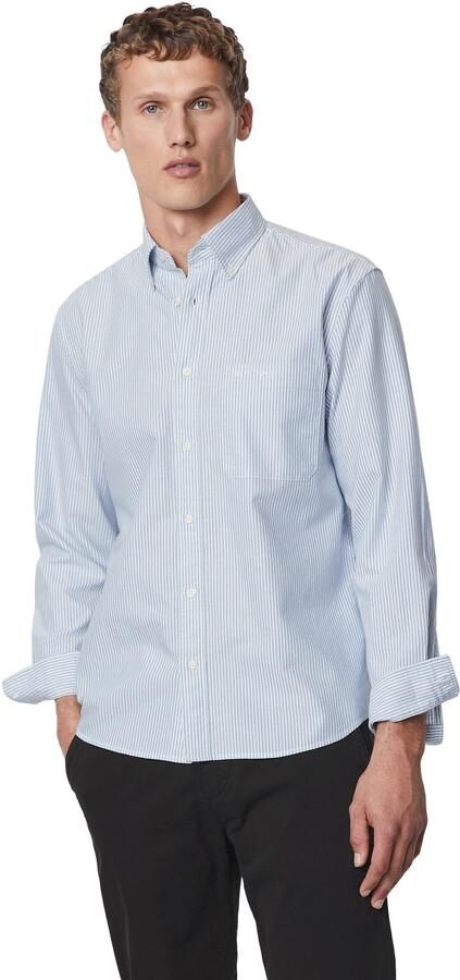 Marc O'Polo Regular fit vrijetijdsoverhemd met borstzak - Foto 4