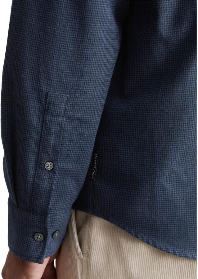 Marc O'Polo Overhemd met lange mouwen In zacht licht flanel-kwaliteit