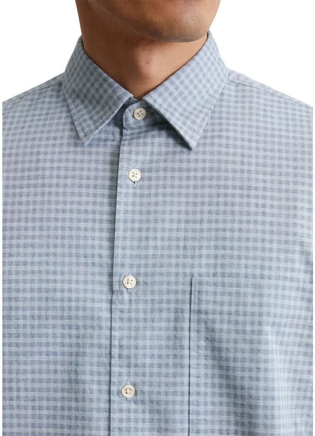Marc O'Polo Overhemd met lange mouwen klein geruit zomers licht - Foto 2