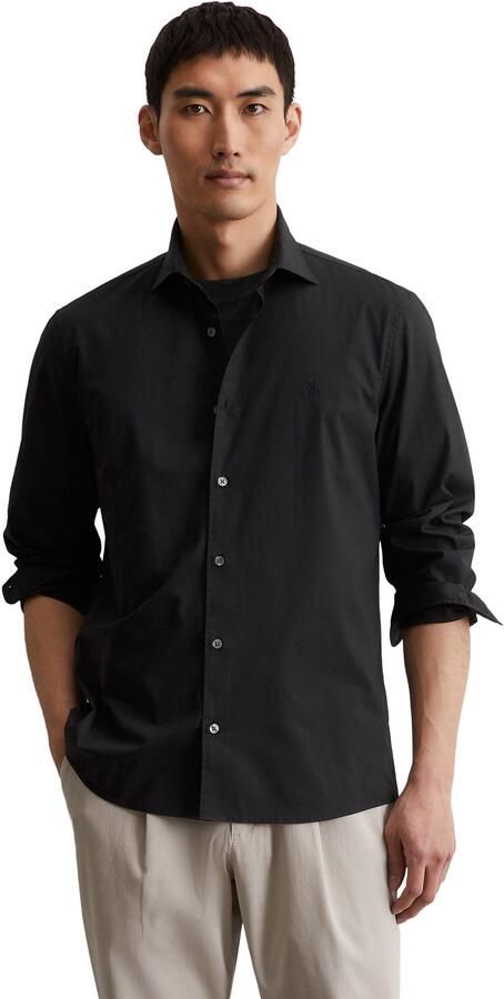 Marc O'Polo Overhemd met lange mouwen lichaamsnahe vorm - Foto 5