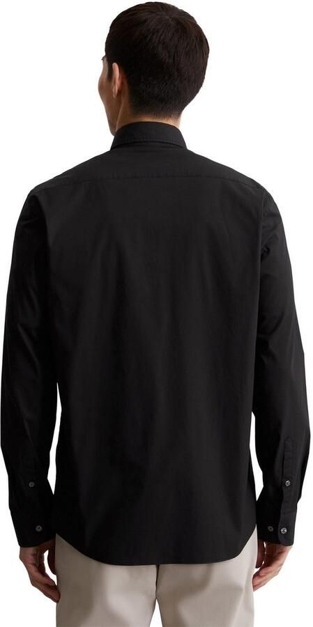 Marc O'Polo Overhemd met lange mouwen lichaamsnahe vorm - Foto 3