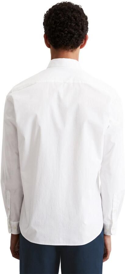 Marc O'Polo Overhemd met lange mouwen lichaamsnahe vorm - Foto 3