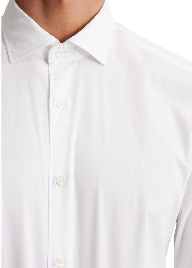 Marc O'Polo Overhemd met lange mouwen lichaamsnahe vorm - Foto 2
