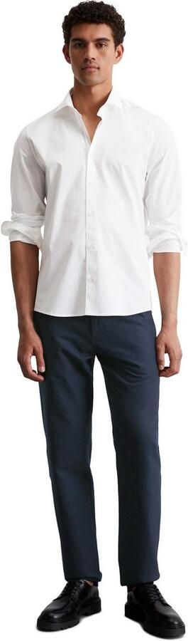 Marc O'Polo Overhemd met lange mouwen lichaamsnahe vorm - Foto 4