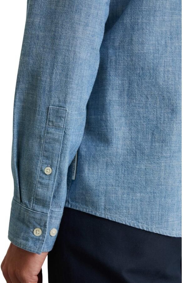 Marc O'Polo Overhemd met lange mouwen nauwsluitende vorm licht materiaal - Foto 2