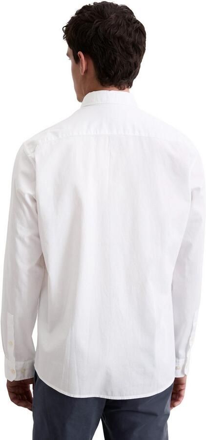 Marc O'Polo Overhemd met lange mouwen regular fit van bio-katoen button-down kraag met structuur - Foto 5