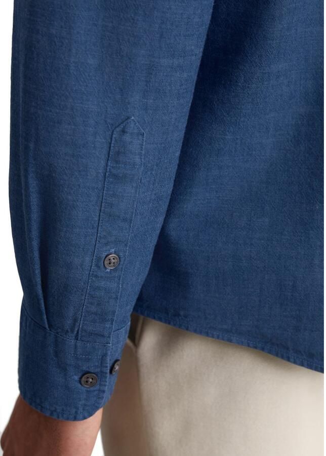 Marc O'Polo Overhemd met lange mouwen zachte lichte chambray-kwaliteit - Foto 2