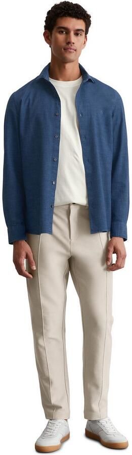 Marc O'Polo Overhemd met lange mouwen zachte lichte chambray-kwaliteit - Foto 4