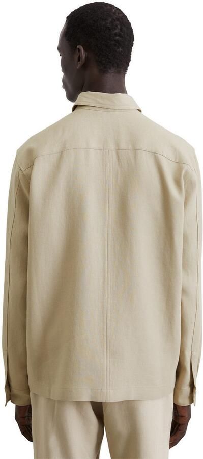 Marc O'Polo Regular fit overhemdjack van een mix van linnen en viscose - Foto 3