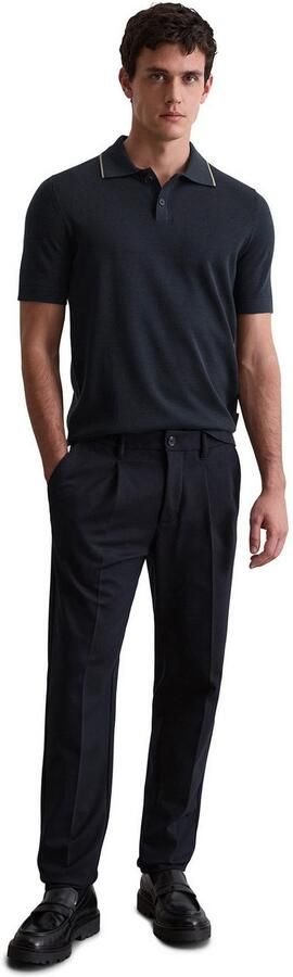 Marc O'Polo Poloshirt DFB Travel Collection van breisel van puur biologisch katoen regular fit - Foto 4