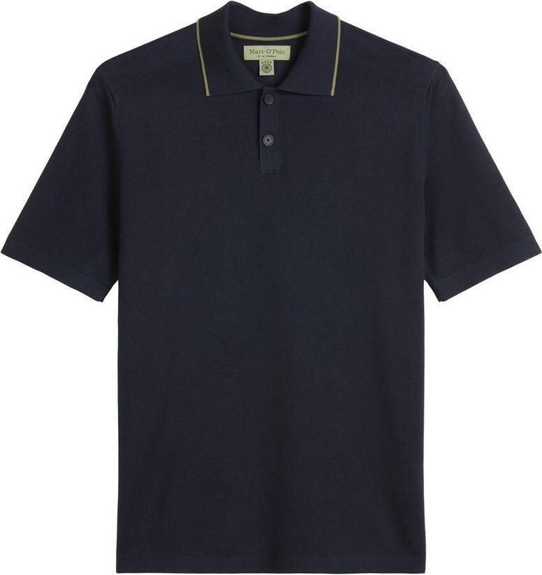 Marc O'Polo Poloshirt DFB Travel Collection van breisel van puur biologisch katoen regular fit